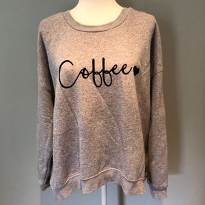 Grey Coffee Sweatshirt | GreenTea